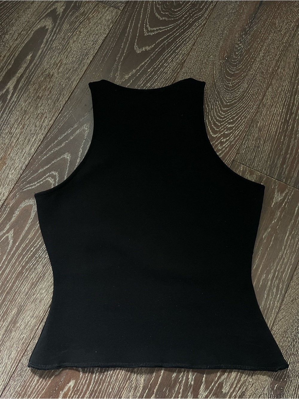 Zara Black High-Neck Racerback Tank - Picture 7 of 7